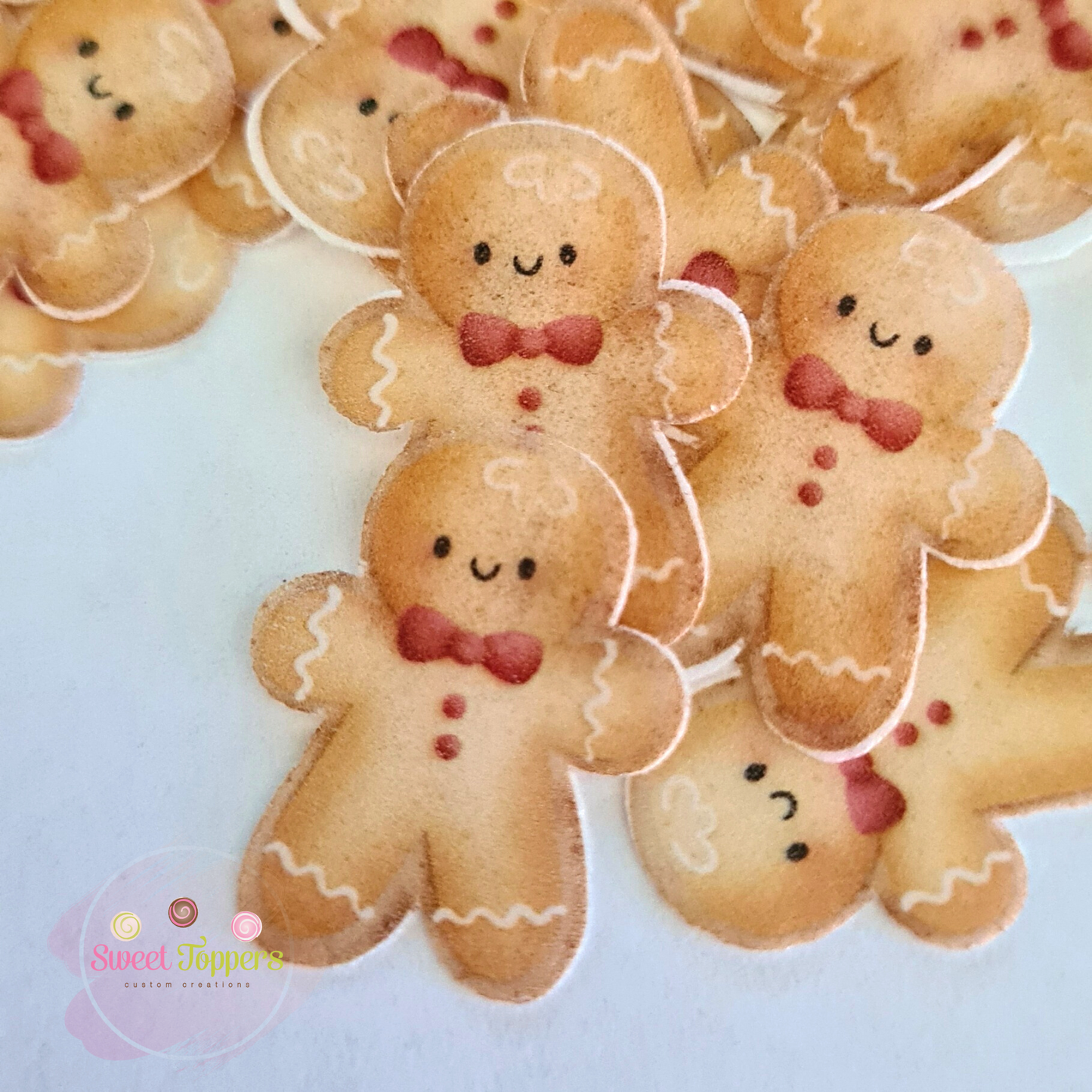 Mini Gingerbread man wafer confetti