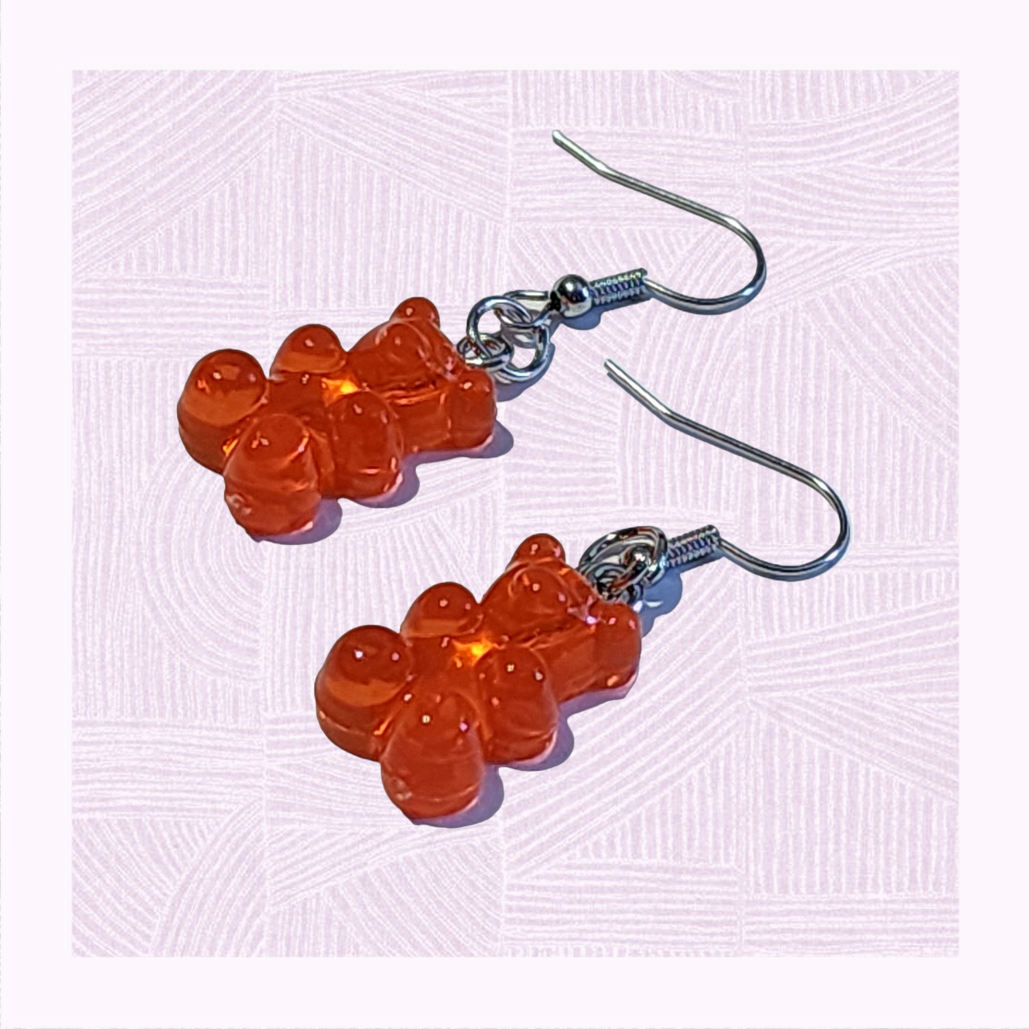 Drop Gummi bear earrings