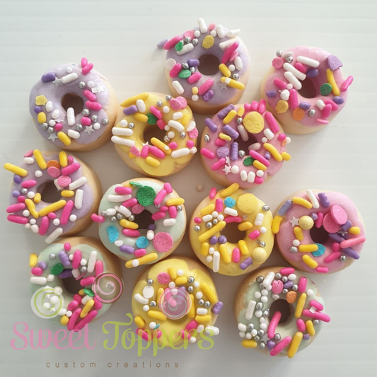 Mini sprinkled Doughnuts (12)