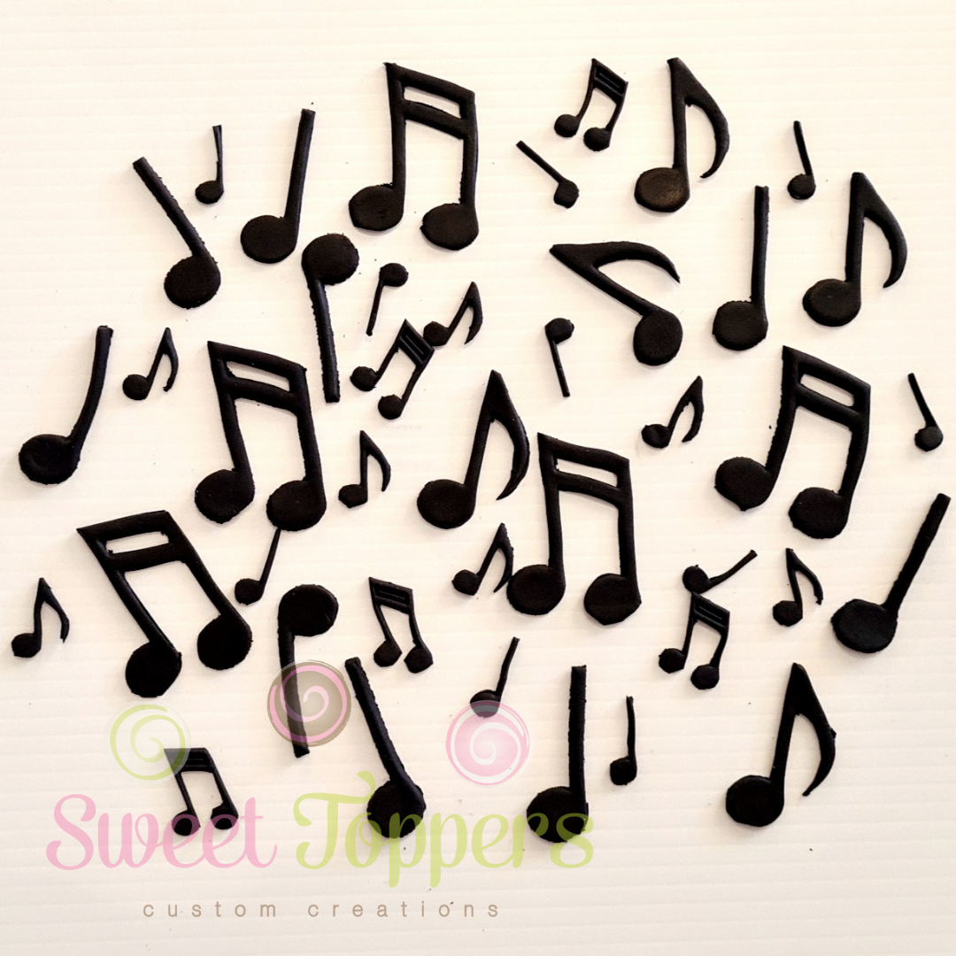 Sweet Melody - Black music notes