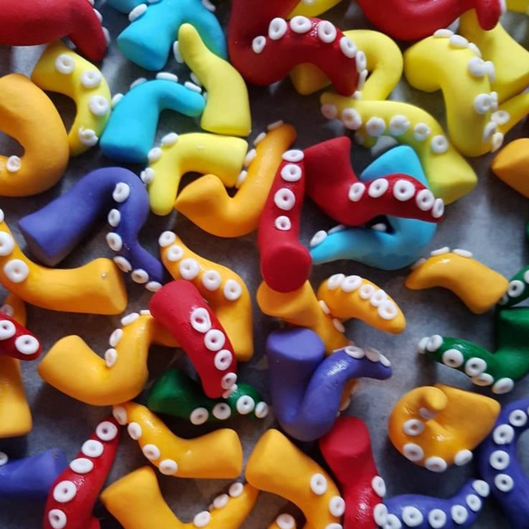 30 Octopus Squid tentacles sea life cupcake toppers
