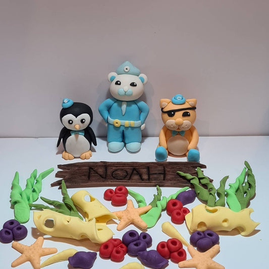 OCTONAUTS sea themed edible toppers personalized cake decorations Above and Beyond